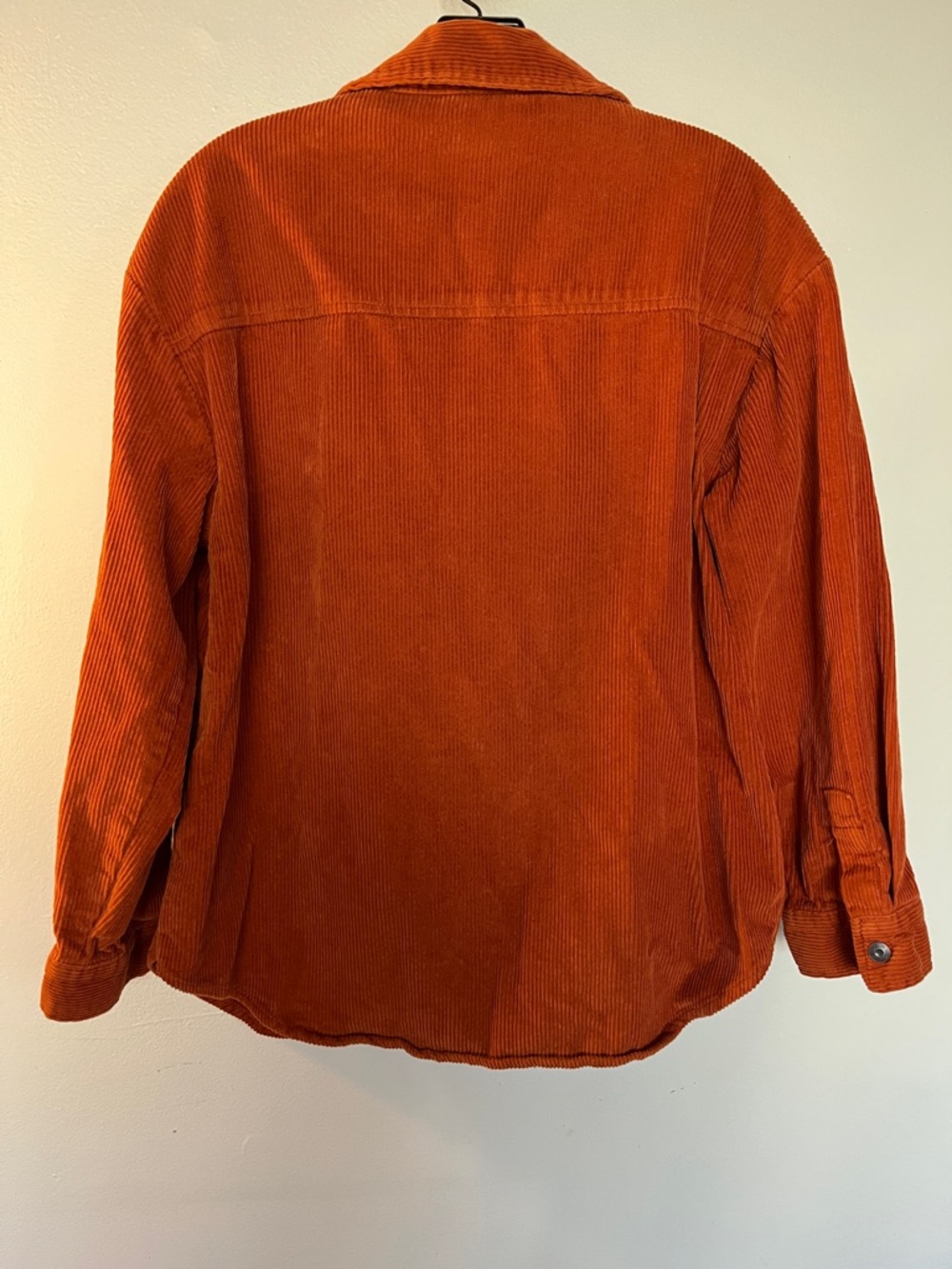 Kensie Corduroy Jacket in Burnt Orange - Picture 3 of 4